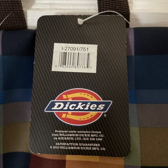 Dickies HTFVintage Checkered Laptop Messenger Bag OTS/backpack/handle Padded NWT - Picture 3 of 11